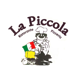 Pizzeria La Piccola logo.
